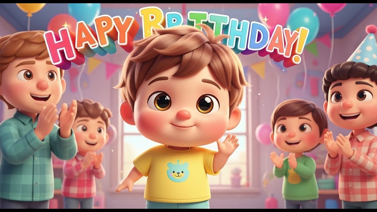 Happy Birthday Song – Nursery Rhyme, Toddler Celebration, and Fun Party Learning
