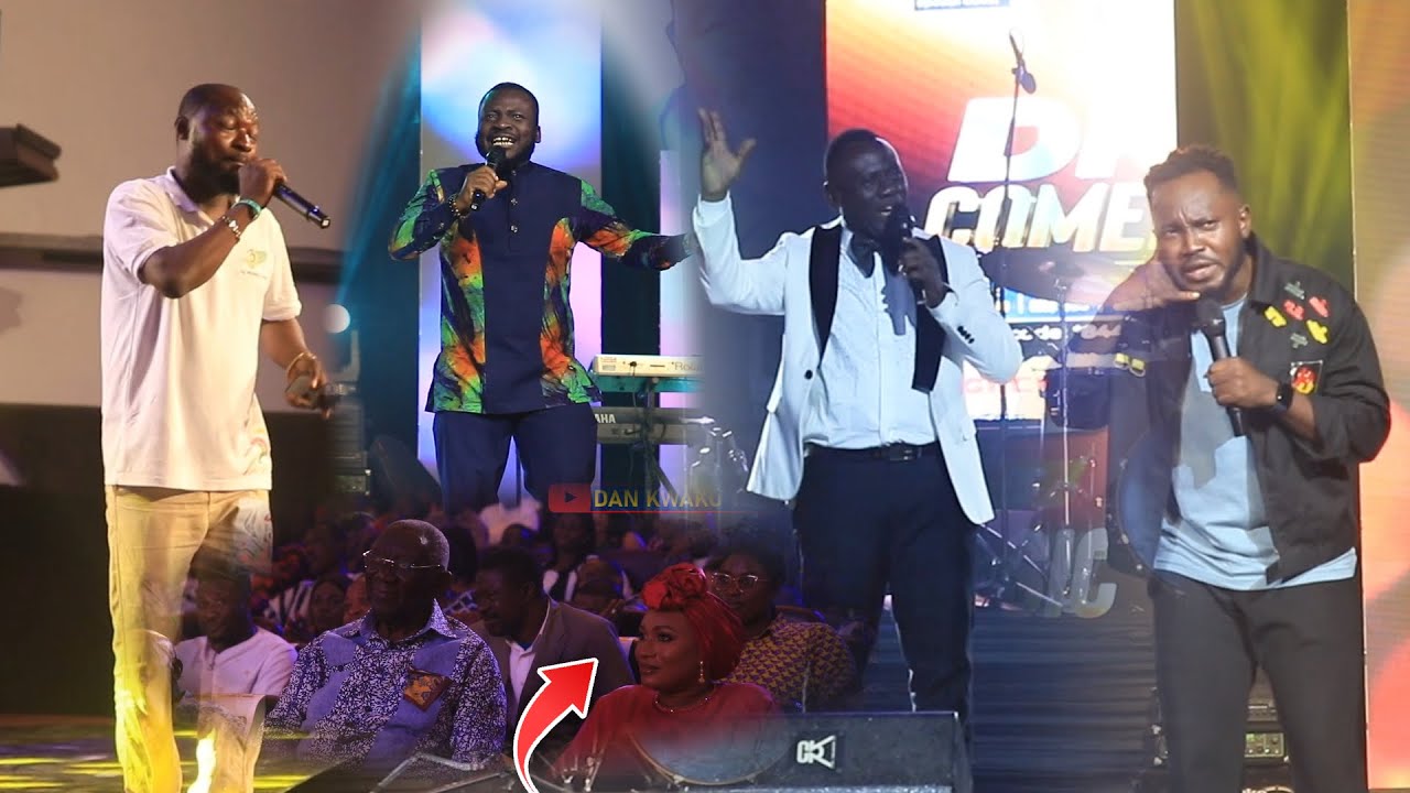 Funny Face, Akrobeto, OB Amponsah, and Lekzy Decomic  Performance at DKY Night of comedy and Music