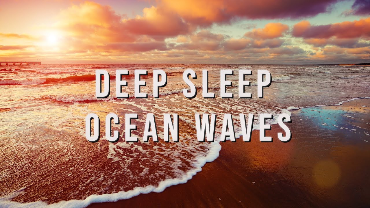 Ocean Sounds for Deep Sleep | Soothing White Noise | Black Screen