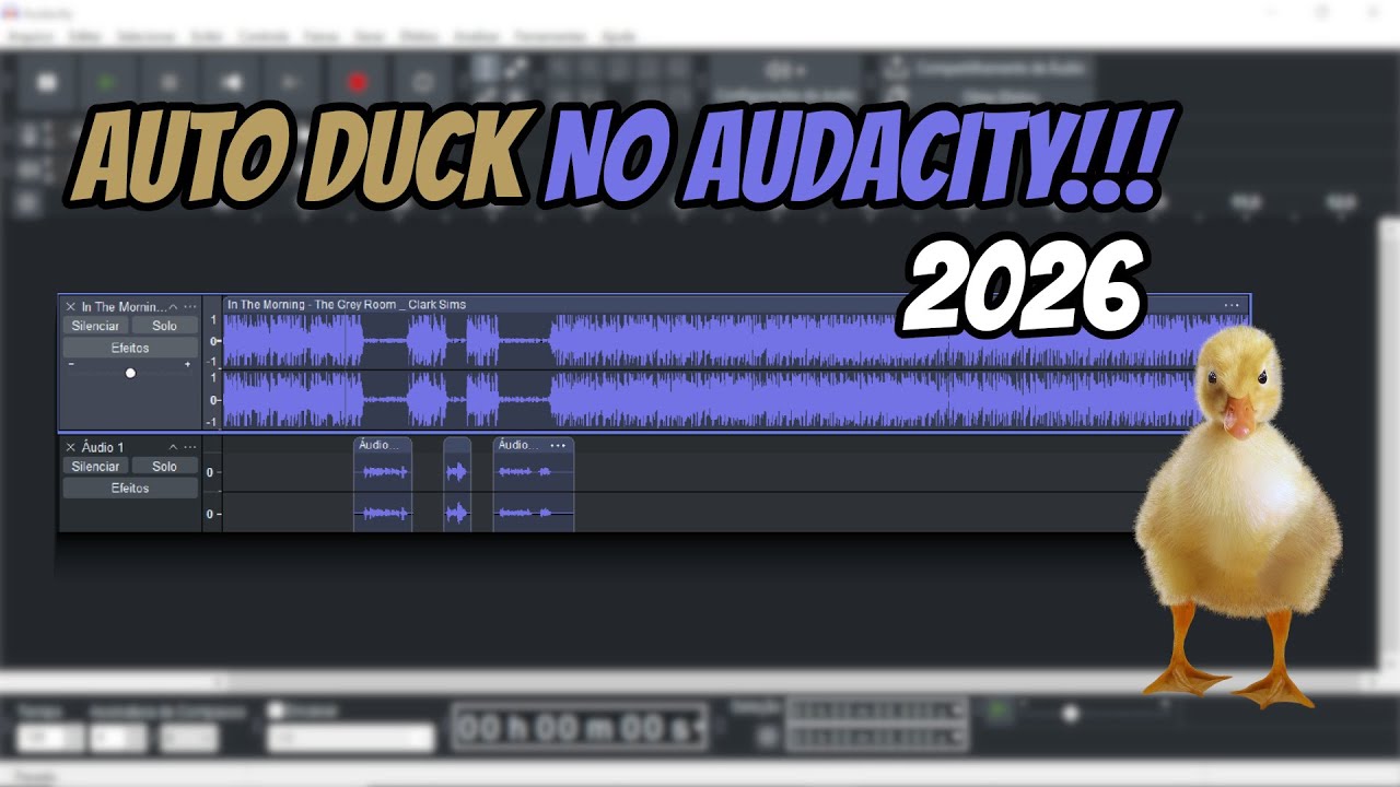 Auto Duck no Audacity: Faça a Música Abaixar Sozinha Quando a Voz Entra!
