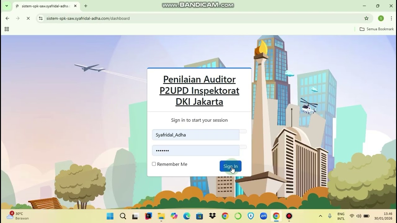 SPK Penilaian Kinerja Auditor dan P2UPD Pada Menggunakan Metode SAW