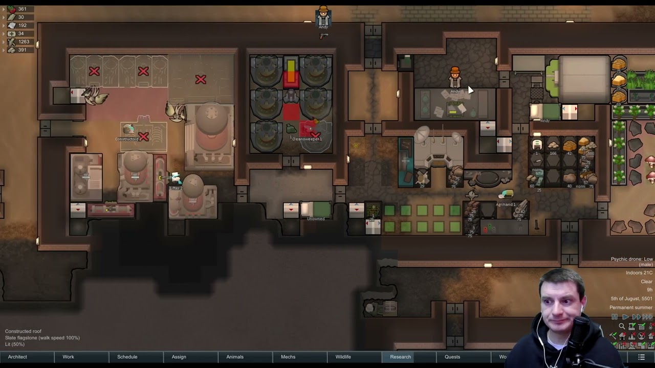 Heatstrokes for everyone -  Solo Mechanitor, Randy, LiF 500% Difficulty, Commitment mode, Max Temp,
