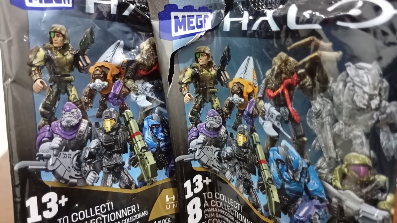 Abriendo sobre sorpresa de Halo Mega construx.