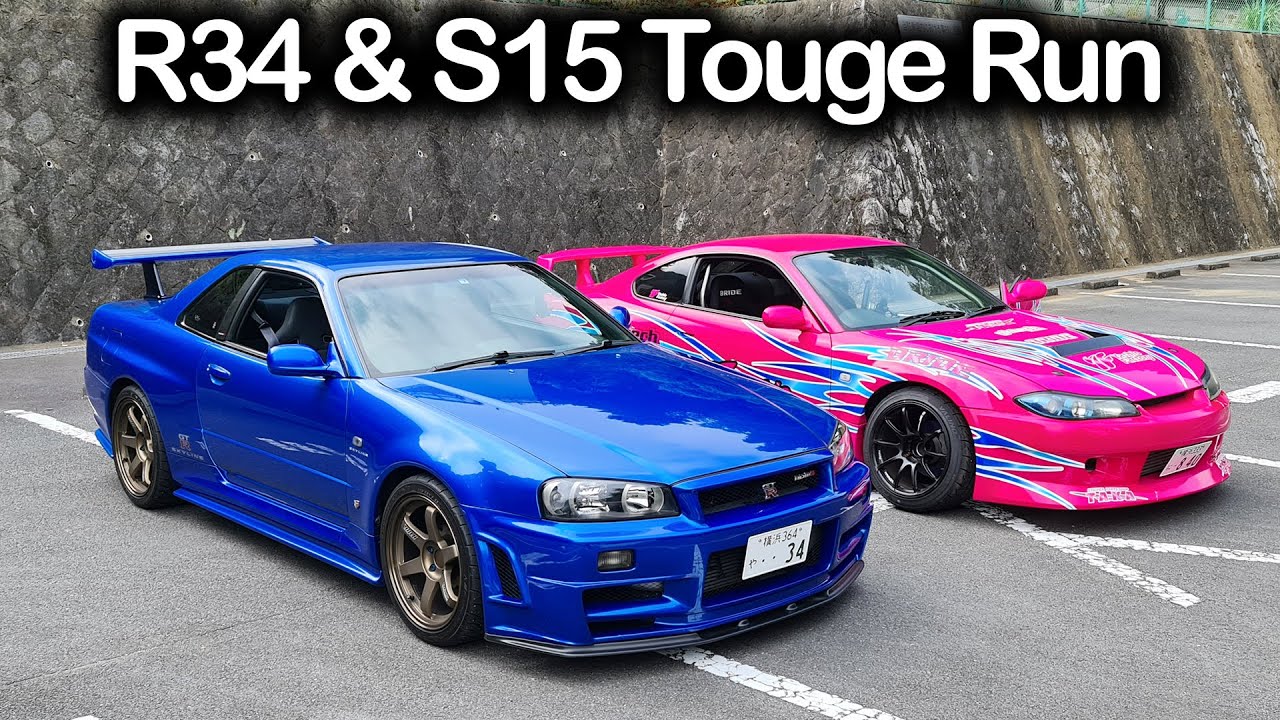 Skyline R34 ve Silvia S15 ile Dağda Gezinti | Muhteşem Manzaralar | Japonic