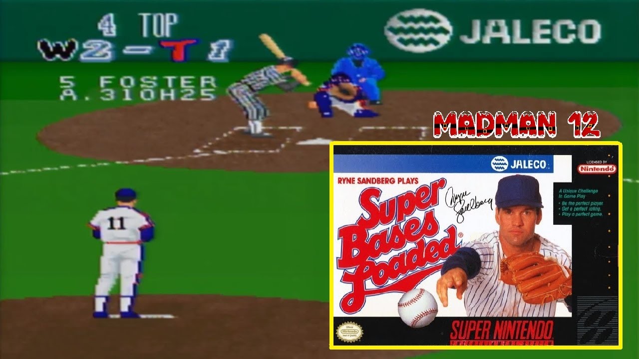 Super Bases Loaded (SNES) With Madman12
