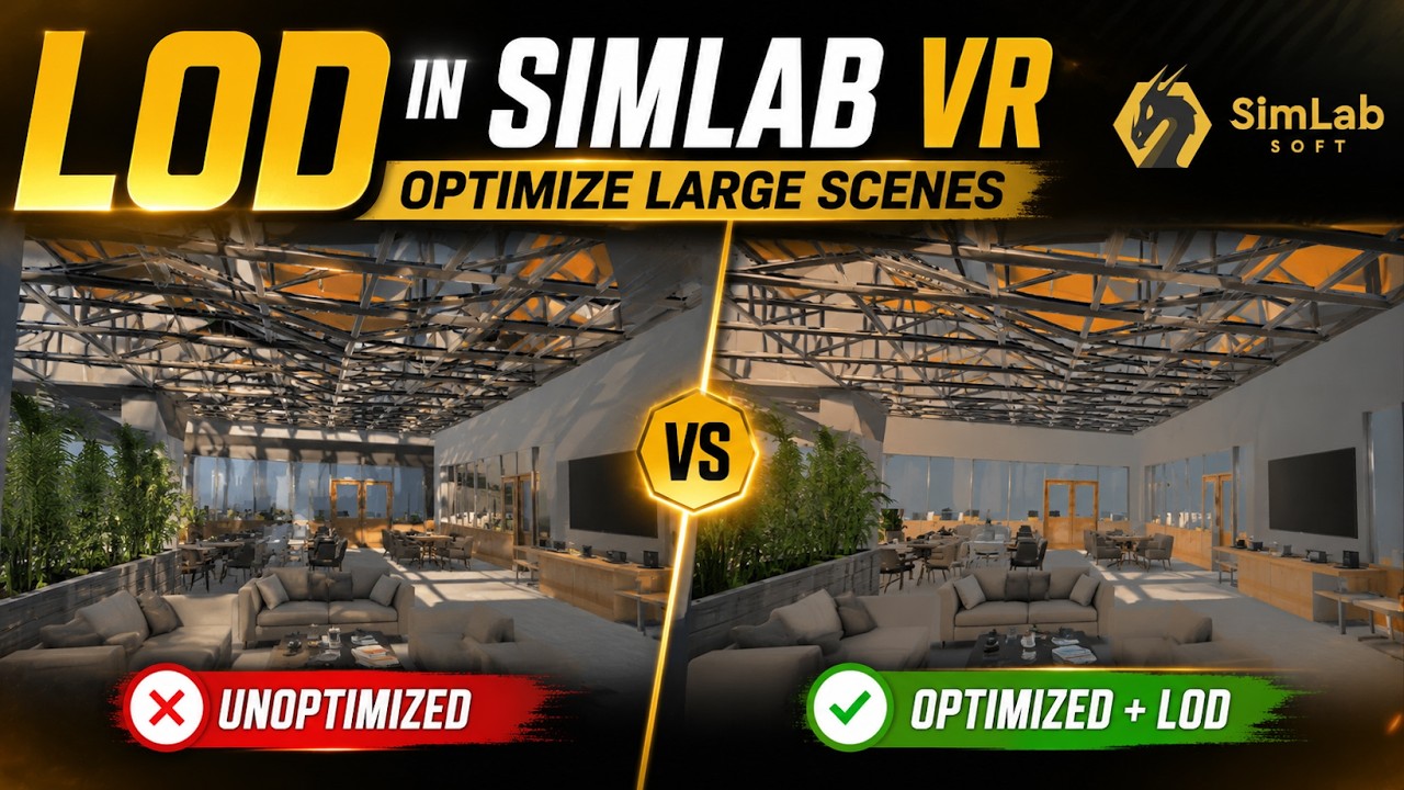 Плагин генератора уровней детализации SimLab VR