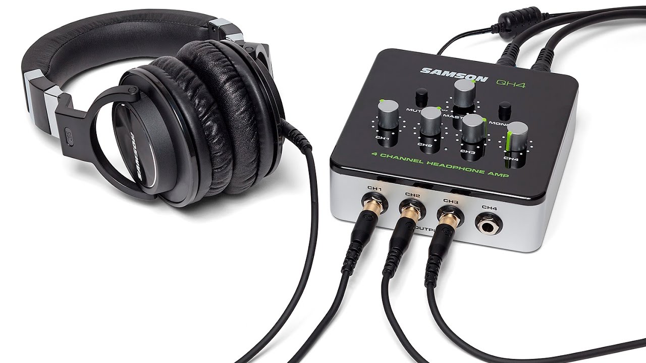 Samson QH4 4-Channel Headphone Amplifier Product Overview