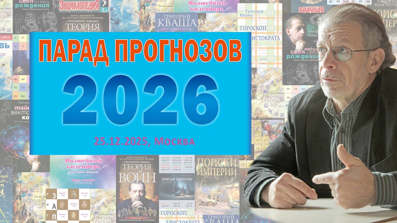 Григорий Кваша. Парад прогнозов - 2026 (2025.12.25)