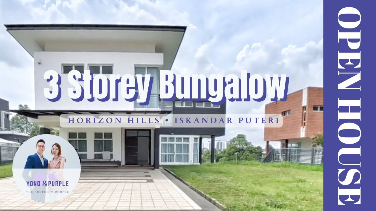 Horizon Hills The Hills 3 Storey Bungalow House Iskandar Puteri | Open House | Yong & Purple