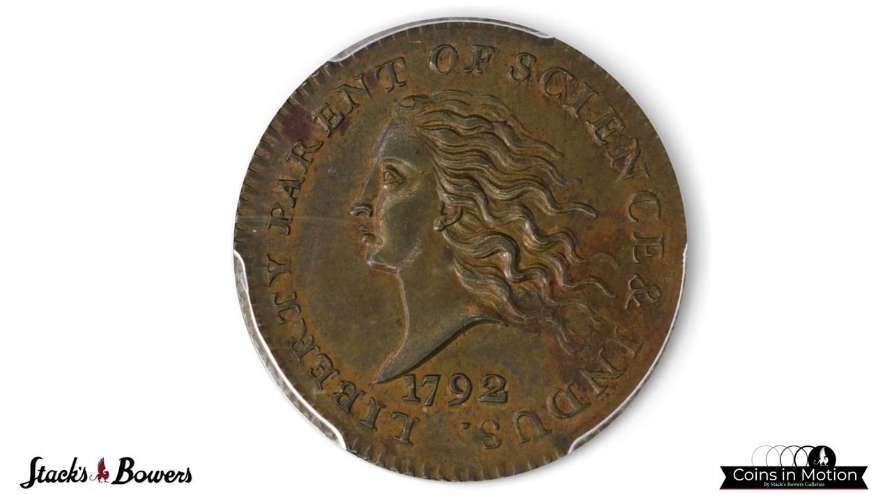 Exceptional Mint State 1792 Pattern Disme For Sale in Stack's Bowers Rarities Night Showcase Auction