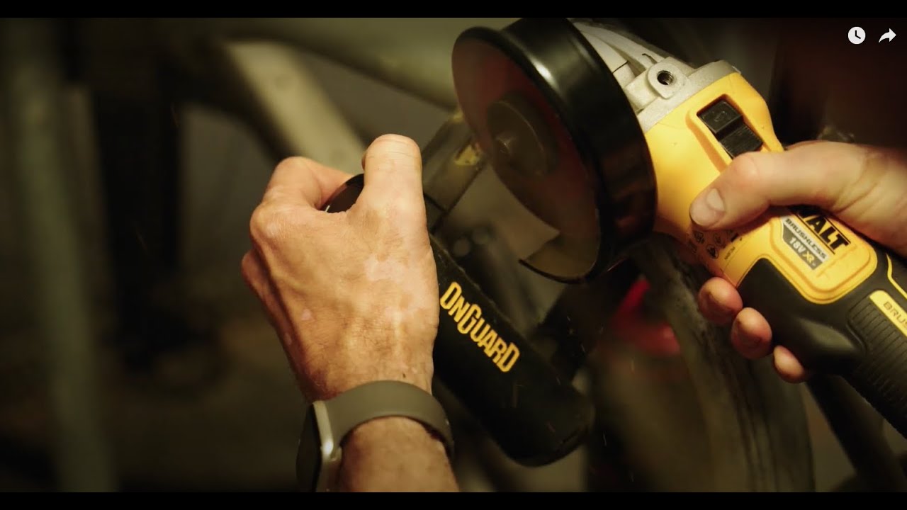 The OnGuard RockSolid - The World’s Lightest Angle Grinder Resistant D Lock