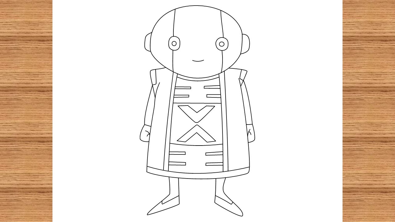 How To Draw Zeno From Dragon Ball Z / Step By Step / Tamanna's Drawing