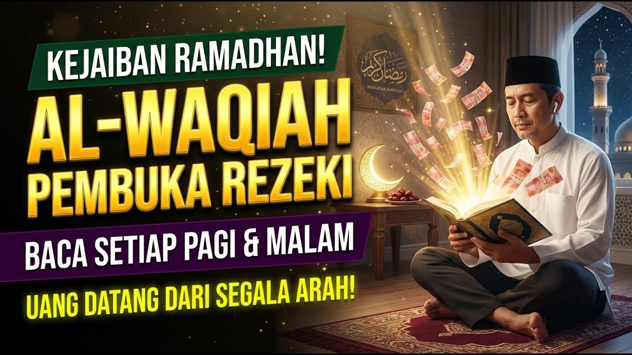 DAHSYAT! Bacaan Merdu Al Waqiah Pembawa Rezeki Tak Terduga Ramadhan 2026