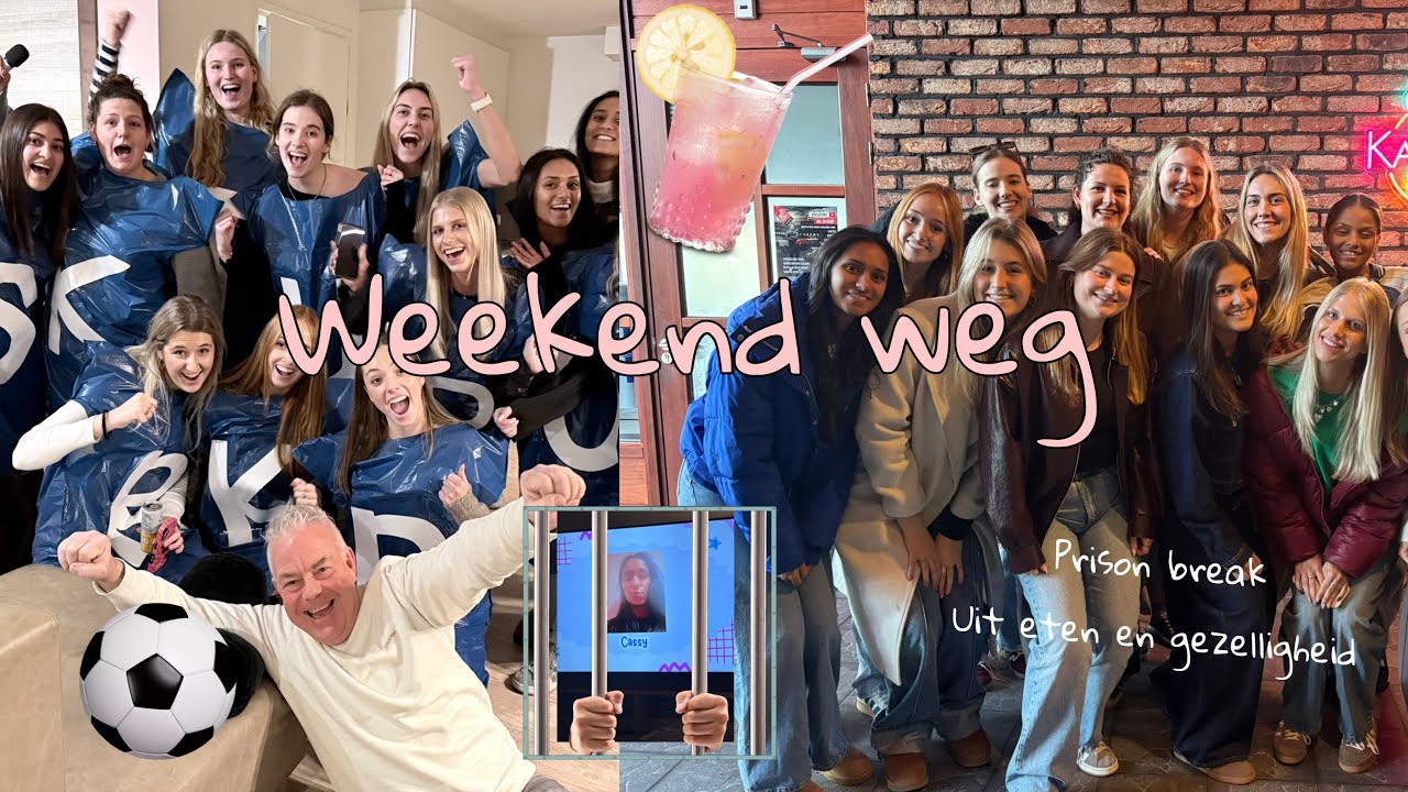 TEAM WEEKEND! vloggen, prison break,  Vakantiepark in Limburg