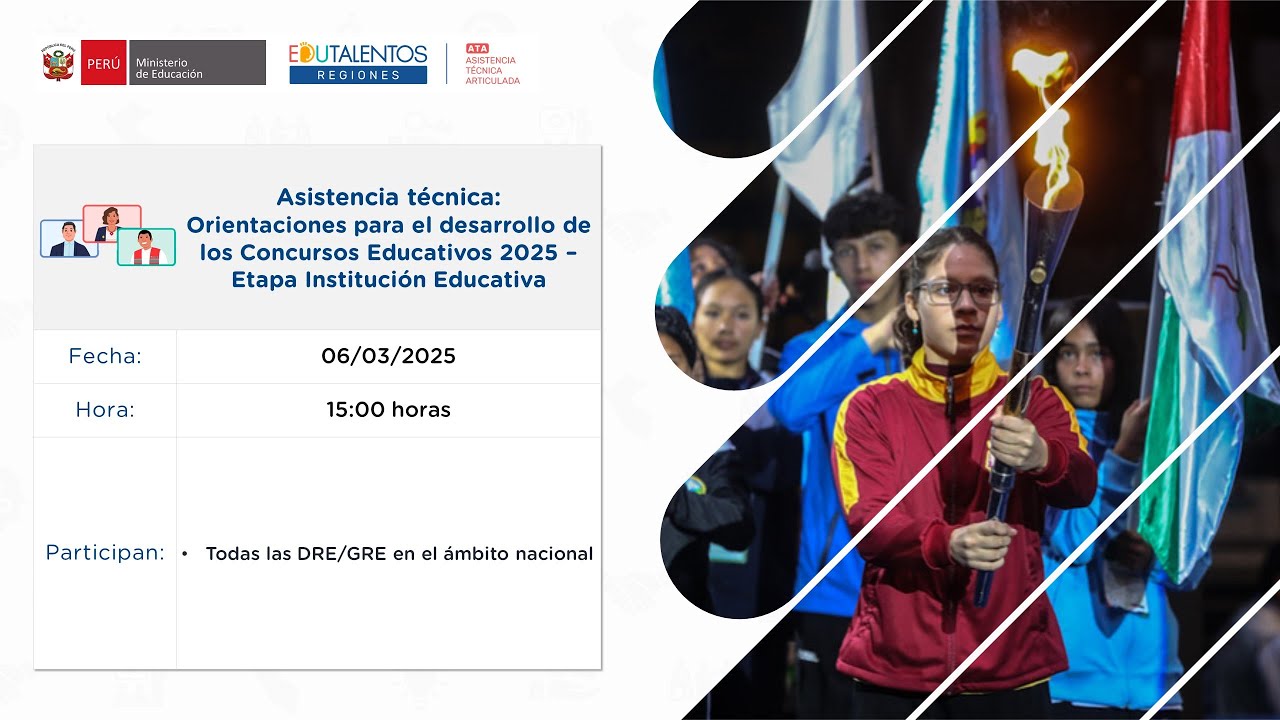 Orientaciones para el desarrollo de los Concursos Educativos 2025 – Etapa Institución Educativa