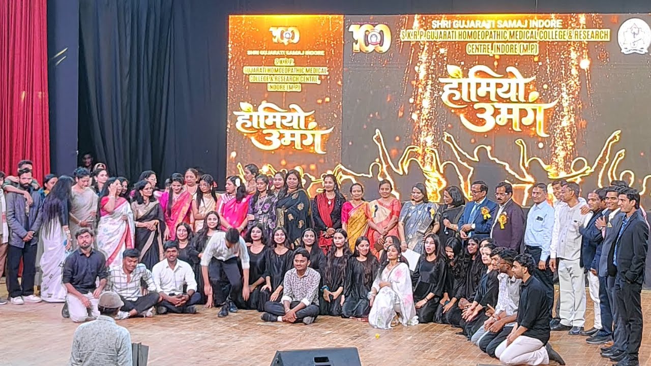 SKRP homeopathy medical college Indore। Horror dance by fresher's। #homeopathy #medicalcollage