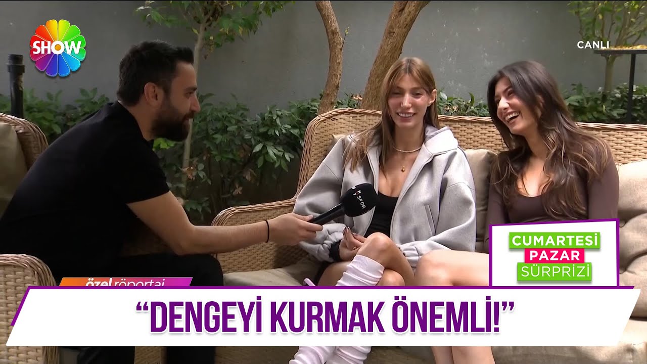 Şevval Şahin ve Buse İskenderoğlu'ndan g&uuml;zellik t&uuml;yoları!