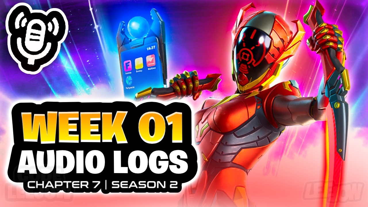 Fortnite The Order and AMIE Week 01 - Quest Audio Logs & Voice-lines (Chapter 7 Season 2)