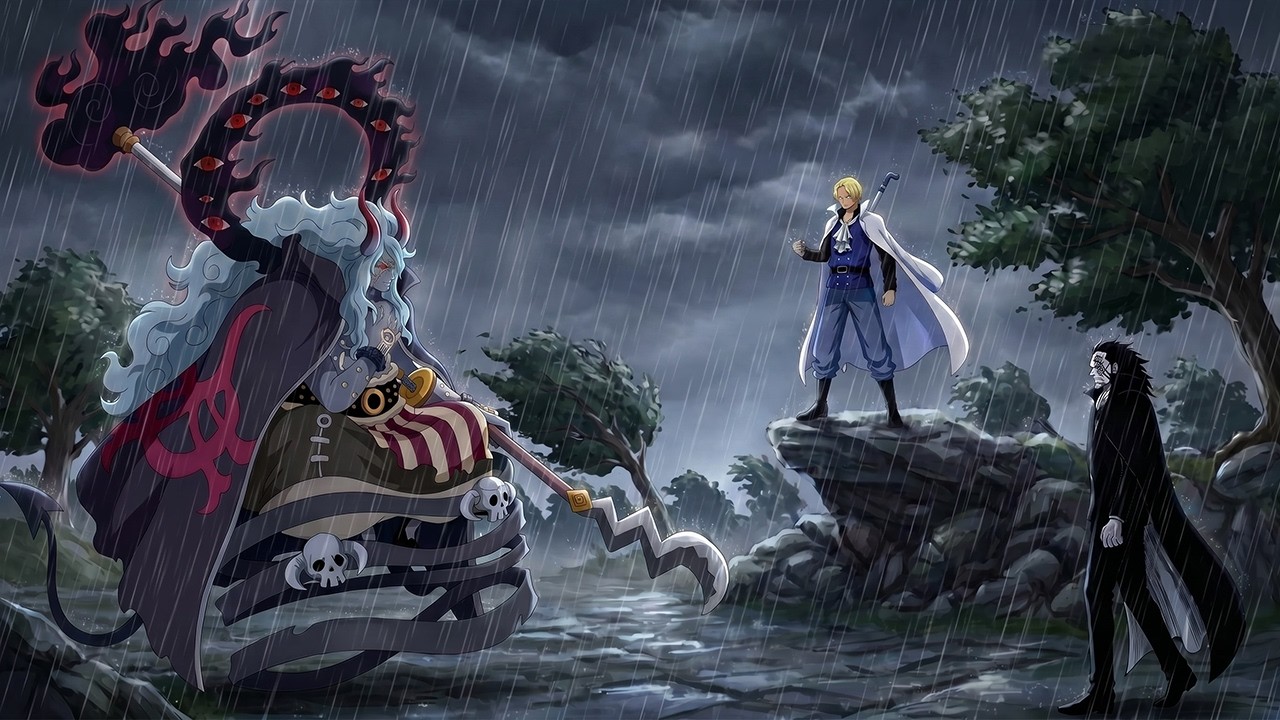 If Dragon arrived in Elbaph to save Luffy and Loki vs Imu Sama - Animation One Piece
