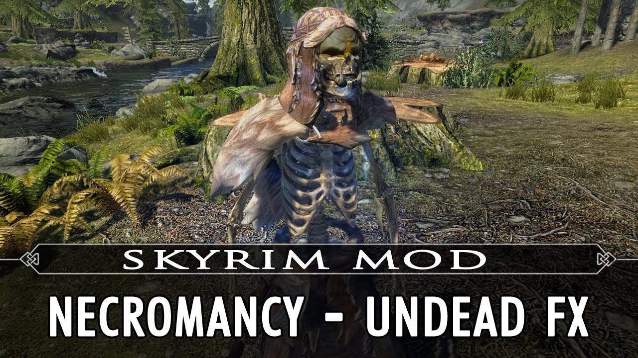 Особенность мода Skyrim: Некромантия &mdash; Эффект нежити