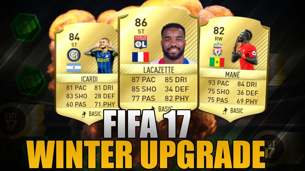 FIFA 17 TOP 10 WINTER UPGRADES || ft. Lacazette, ICARDI, HAZARD || #1