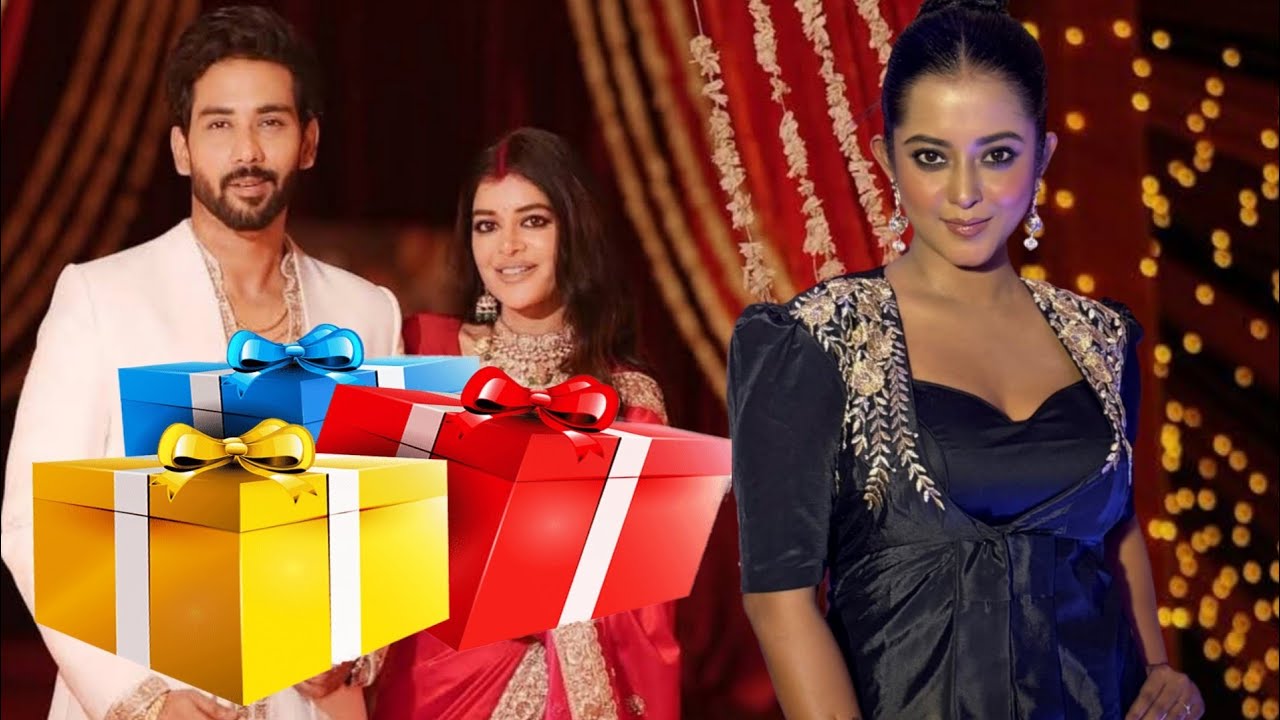 মধুমিতার রিসেপশনে দামী উপহার নিয়ে শ্রুতি দাস এলো । Shruti Das and Madhumita Sarcar  Marriage