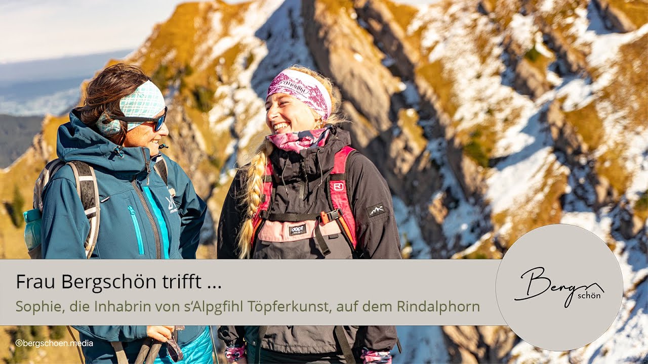FRAU BERGSCHÖN TRIFFT ... Sophie von s'Alpgfihl Töpferkunst