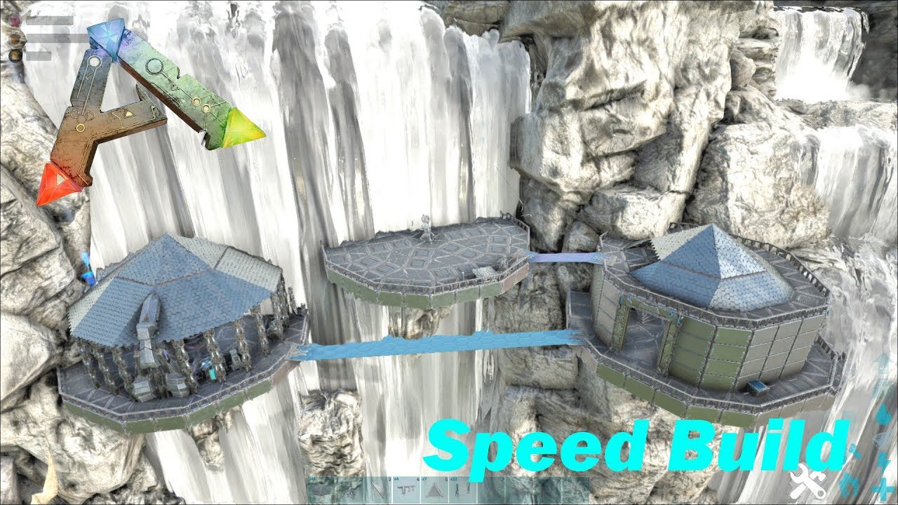 ARK: Ragnarok Tek cliff base (speed build)