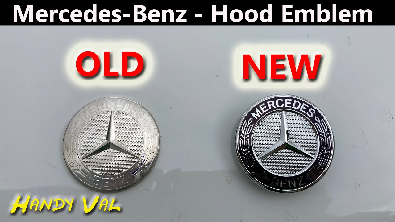 How to Change Mercedes-Benz Hood Emblem 1970s to 2010s - Super Easy!