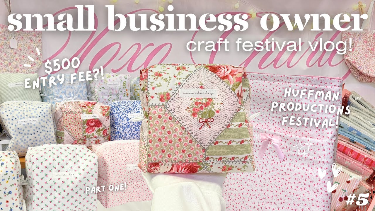 THREE DAY CRAFT FESTIVAL!👏🏻🛍️⭐️ // $500 entry fee?! selling my handmade products at the HPI festival