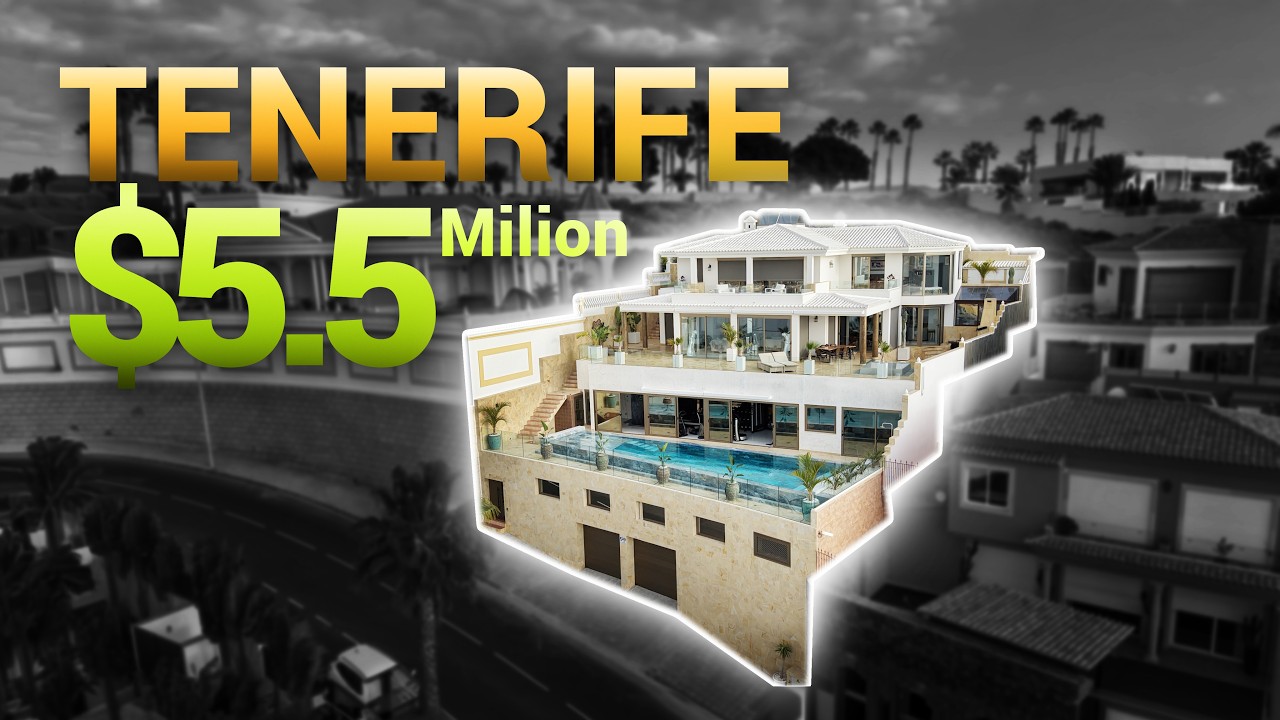 $5.5 Milion Dollar Villa in Tenerife || Official video || 4K