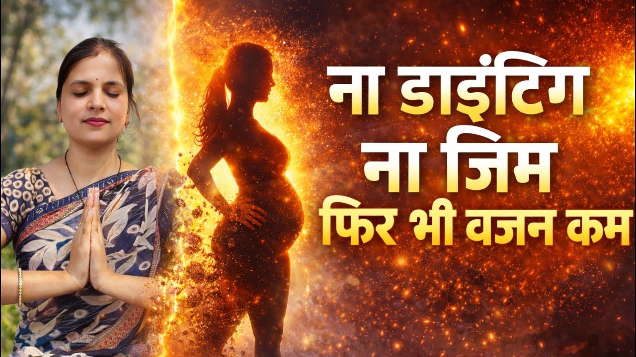 😱 ❌ ना Diet, ना Gym! घर पर योग से तेजी से Weight Loss | Thyroid & Sugar Control