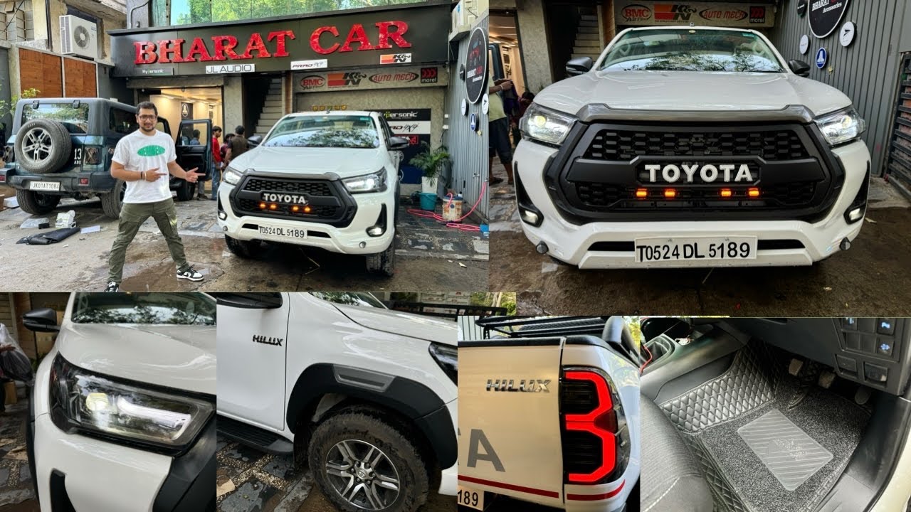 Toyota Hilux Modification In Delhi | Best Place For Pickup Truck Modification | Bharat Car Naraina
