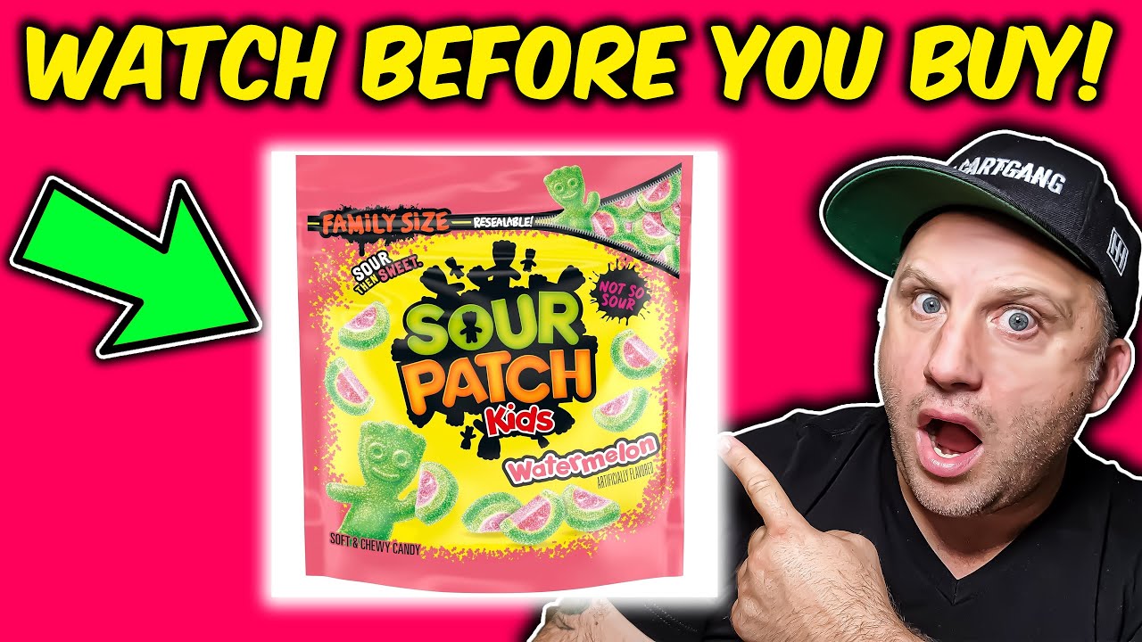 Посмотрите, прежде чем покупать кусочки арбуза Sour Patch Kids!