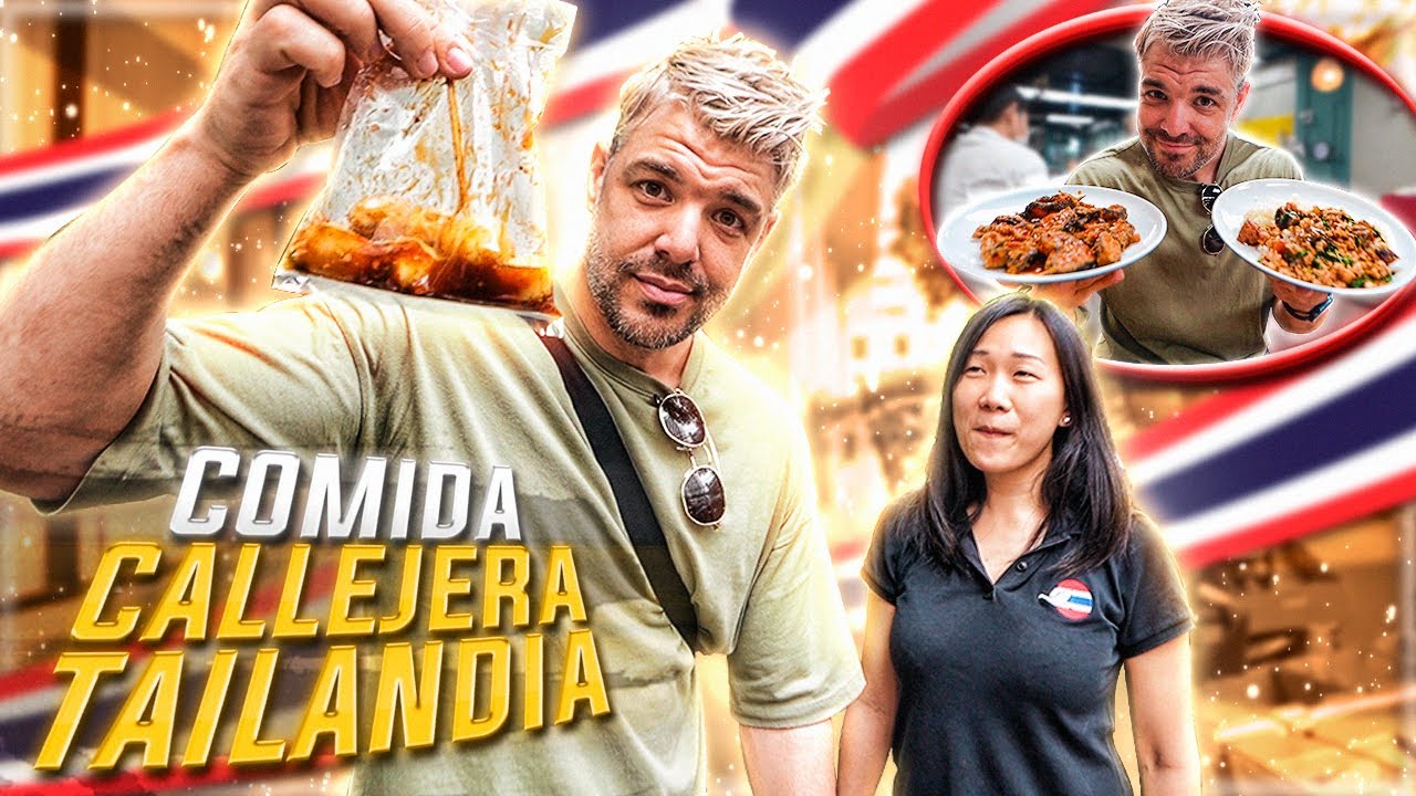 PROBANDO COMIDA CALLEJERA en TAILANDIA *POR LAS CALLES DE BANGKOK* 🇹🇭