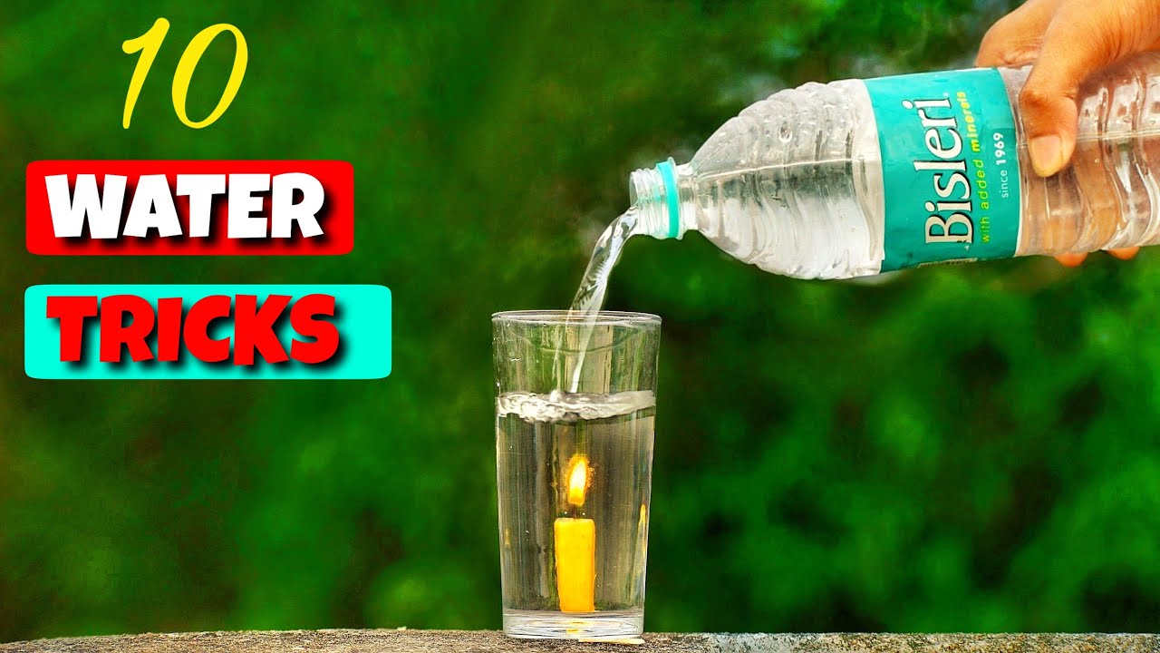 10 Amazing Water Experiments || Science Experiments With Water
