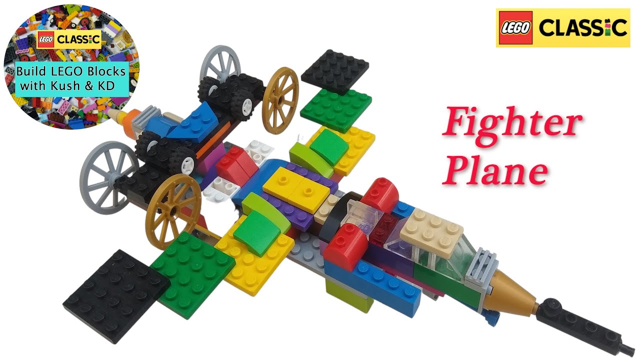 LEGO Fighter Plane || Aircraft with LEGO Classic 10715 || MOC|| Building Instructions Ideas