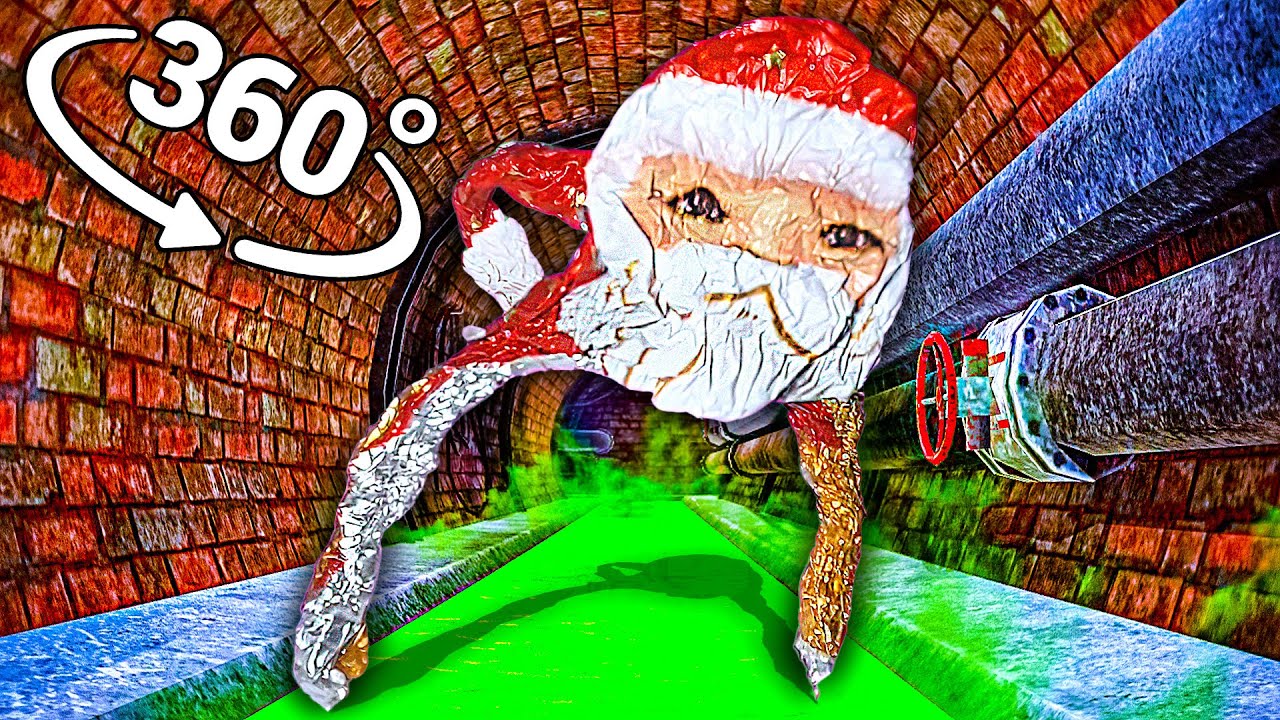 goo goo gaga meme - Sewers in 360&deg; Video | VR / 8K | ( GoGo GaGa Santa meme )