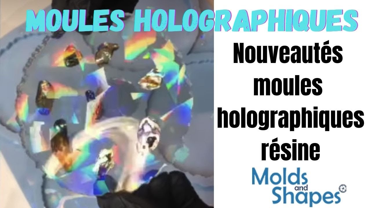 Moules Holographiques Résine Molds and shapes pour décors de Pâques