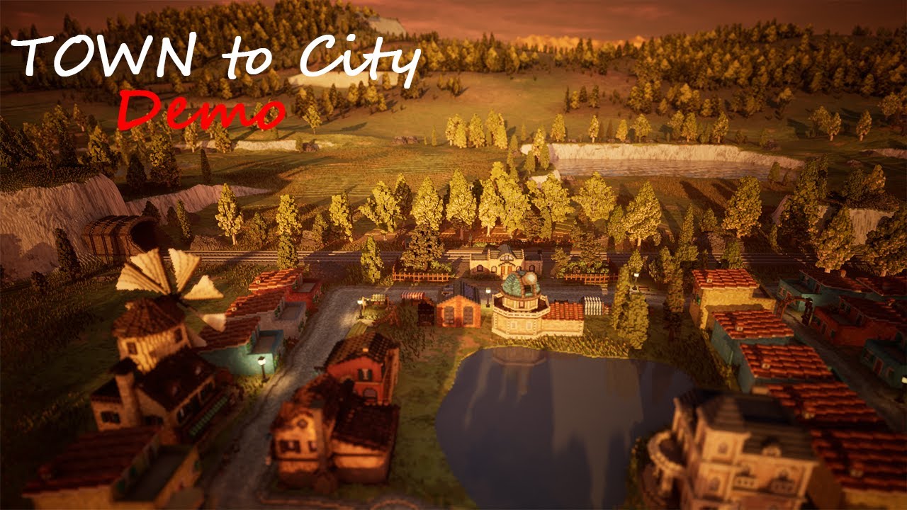 Town to City Demo Gameplay PC 2025 Cozy City Builder No Commentary