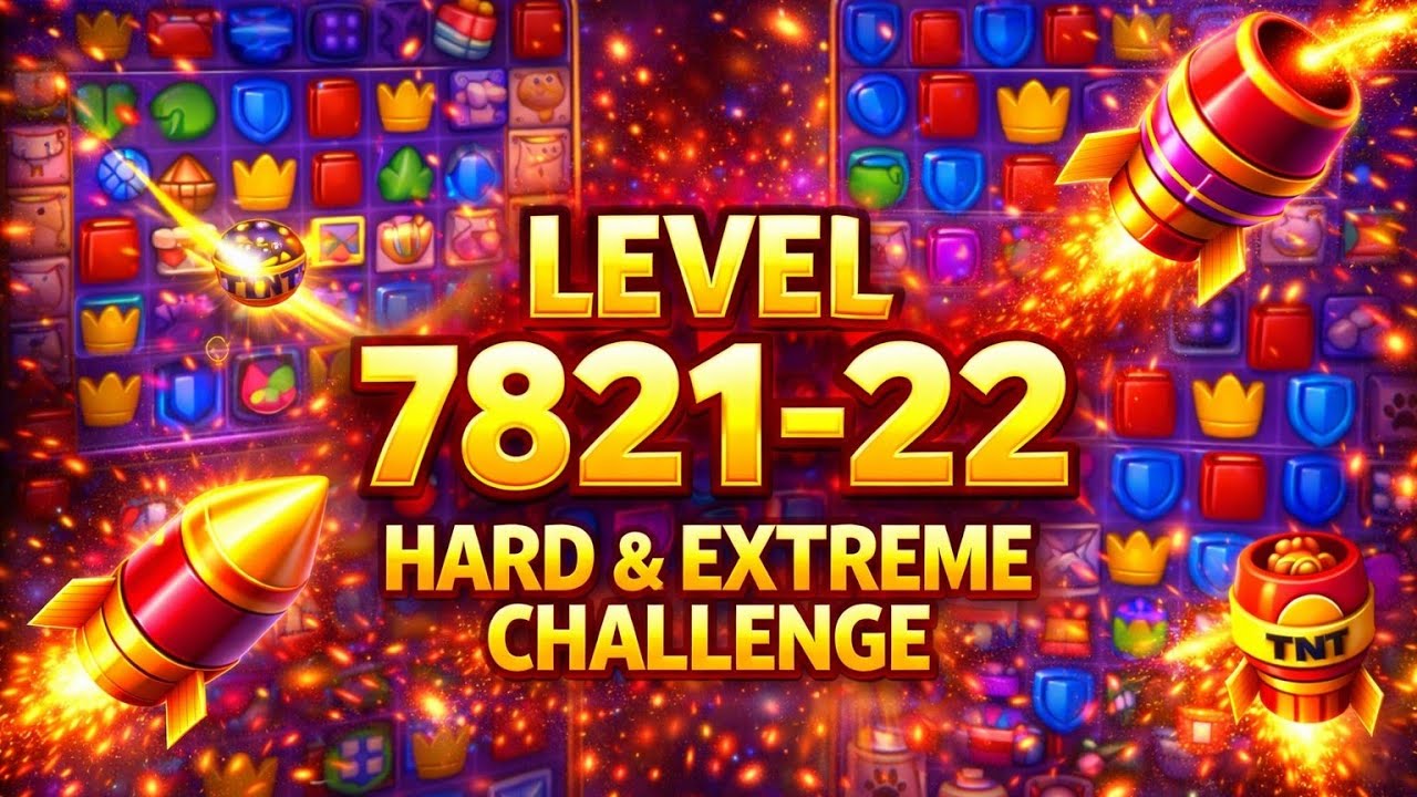 Royal Match Level 7821-22 Hard Challenge 😱 | Full Strategy & Smart Combo Guide 🔥