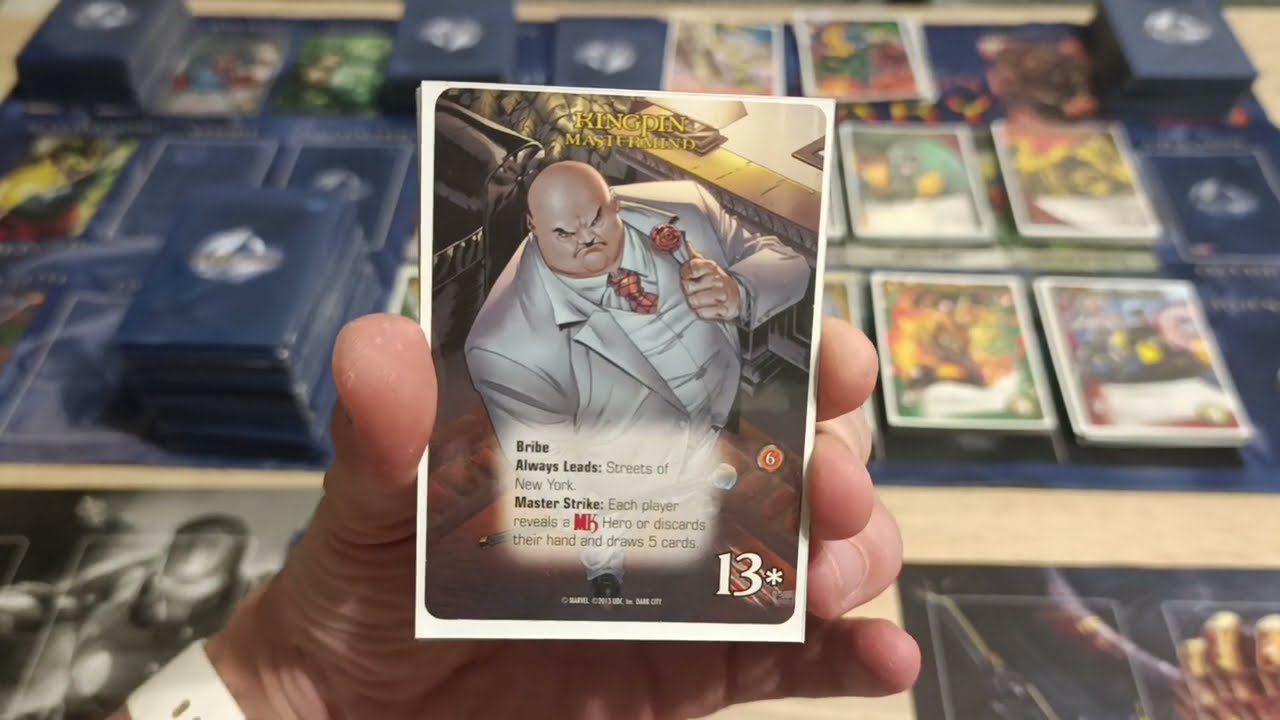 ANAD Marvel Legendary CZ S2E46/131 - Kingpin in (Midnight) Midtown Bank Robbery? No rush baldy!