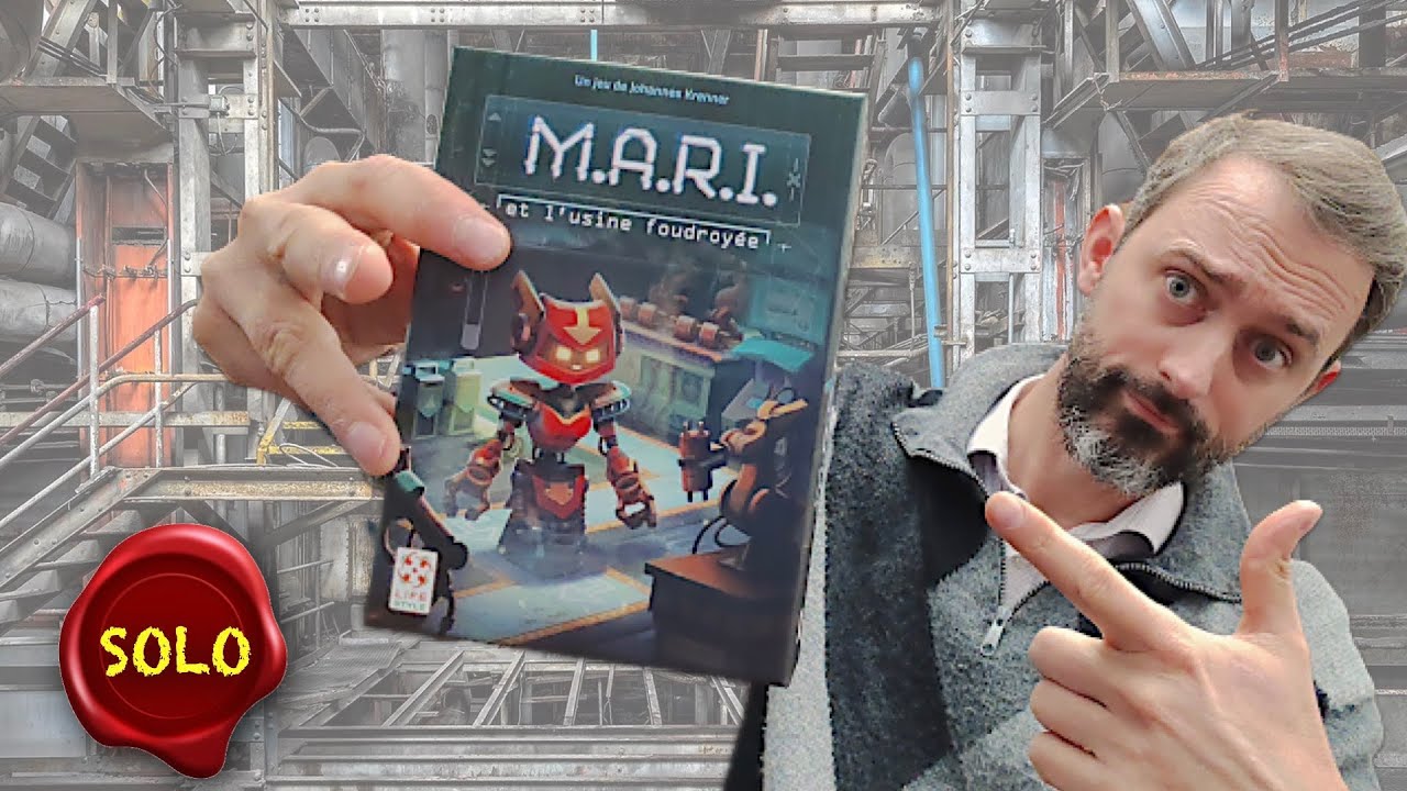 M.A.R.I Pr&eacute;sentation de ce jeu de placement SOLO