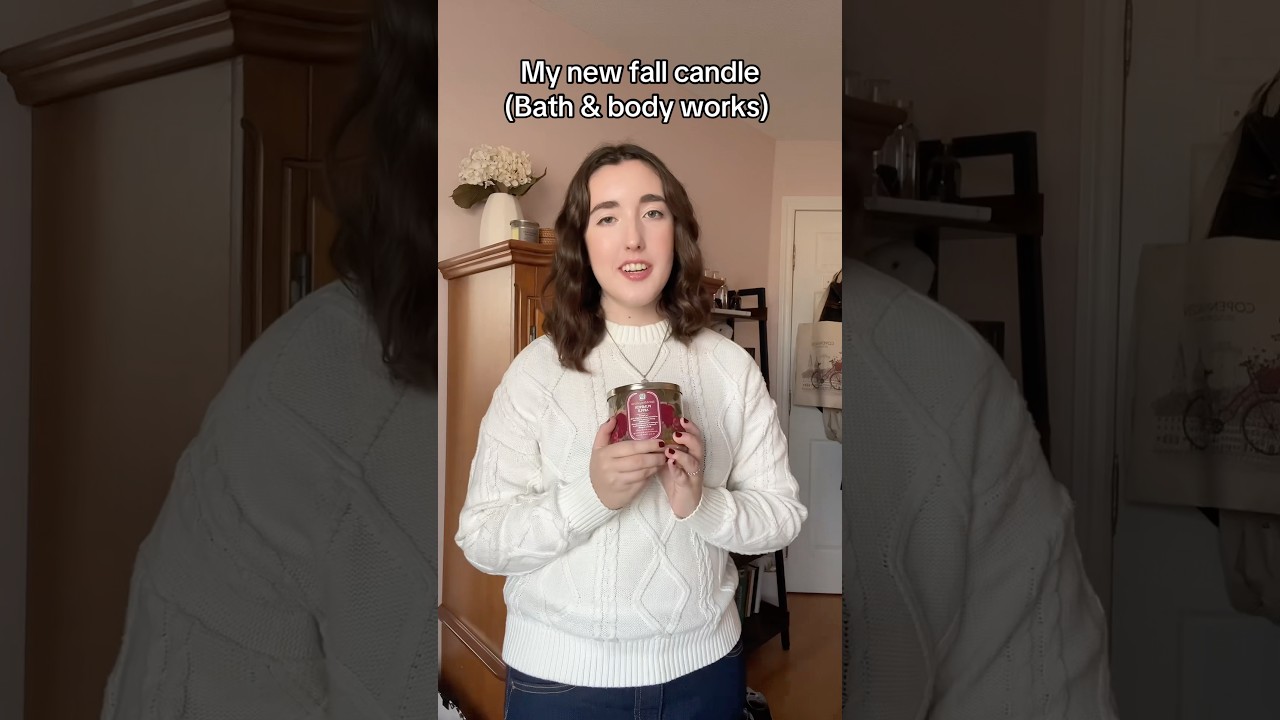 Brand new fall candle from bath&body works #fall #candle #review #haul #autumn