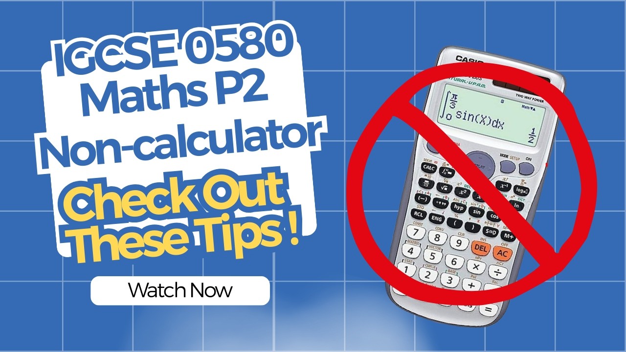 IGCSE 0580 Maths Paper 2 Tips & Tricks That REALLY Work