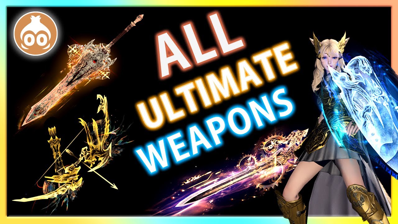 ALL Ultimate Weapons in a single video - UCoB / UWU / TEA / DSR side-by-side #FFXIV
