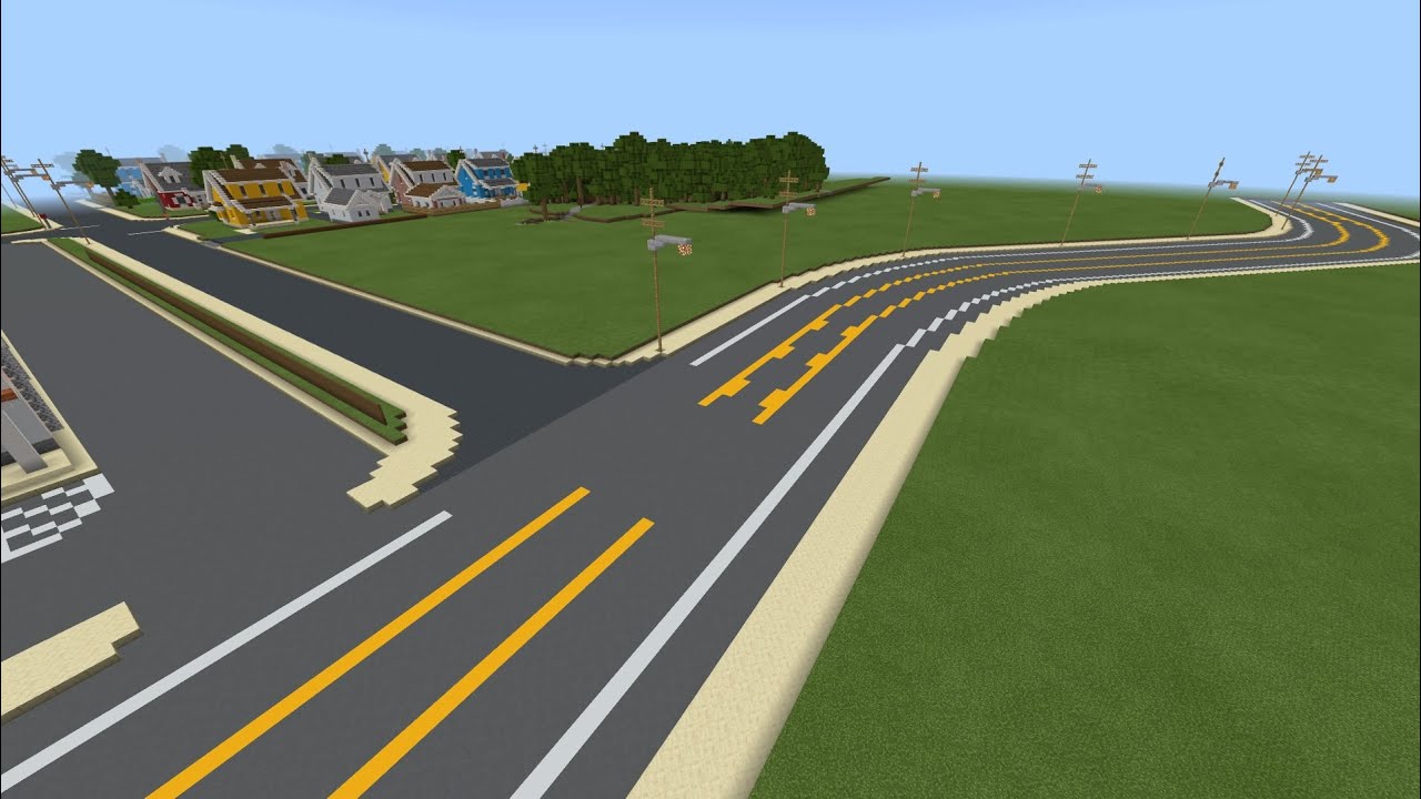 Minecraft - Road Work - Episode 3 - More Roads In Evansburg!