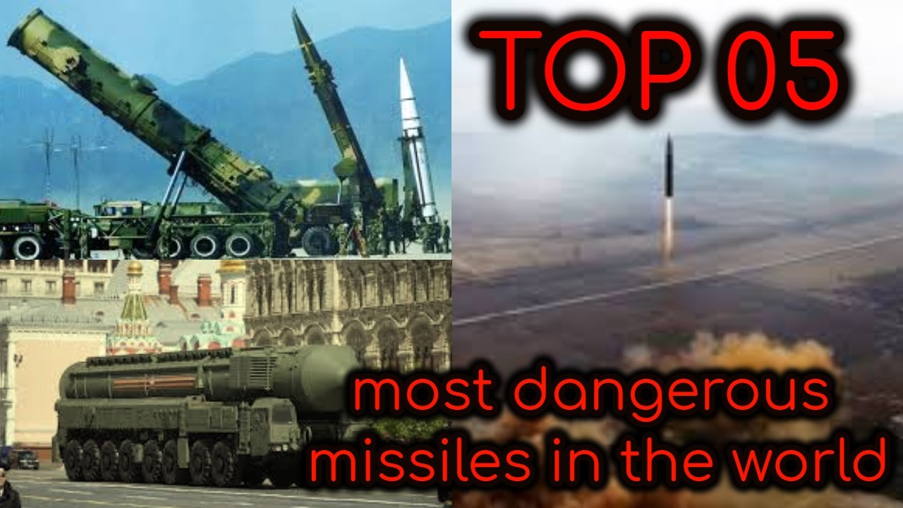Top 5 Most Dangerous Missiles in the World (2026) 🚀#apooru #missiles #Top5Missiles