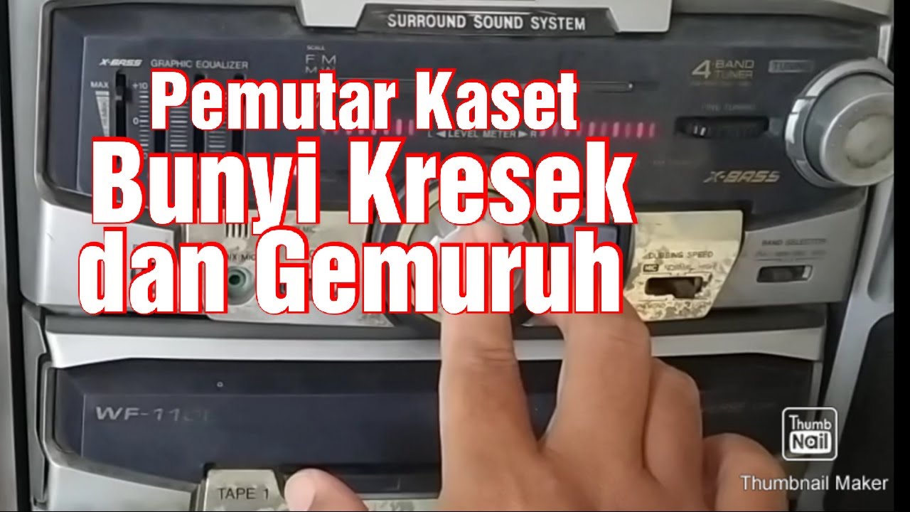Cara Mudah Mengatasi Pemutar Kaset Pita Yang Bunyi Kresek dan Bergemuruh - Tutorial Sederhana