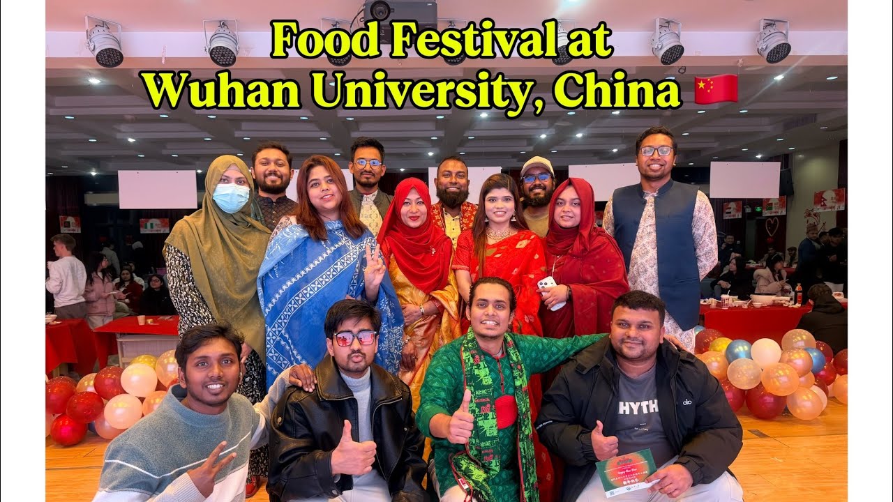 International Food Festival at Wuhan University | Celebrating New Year with the World's Flavors |🎊